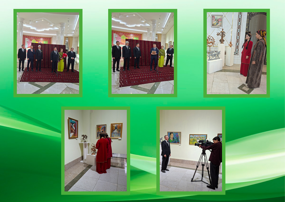 Personal creative exhibition of Maksatmyrat and  Dilaram Hojainovs