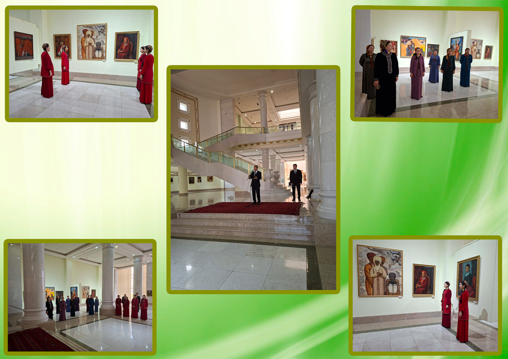 The exhibition dedicated to the creativity of the People's artist of Turkmenistan Aman Amangeldiyev