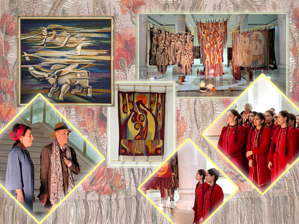 Kakamyrat we Altynjemal Baýlyýewleriň  döredijiligine bagyşlanan “Ata kesbi ogly halal: ataly gyz”  atly sergisi