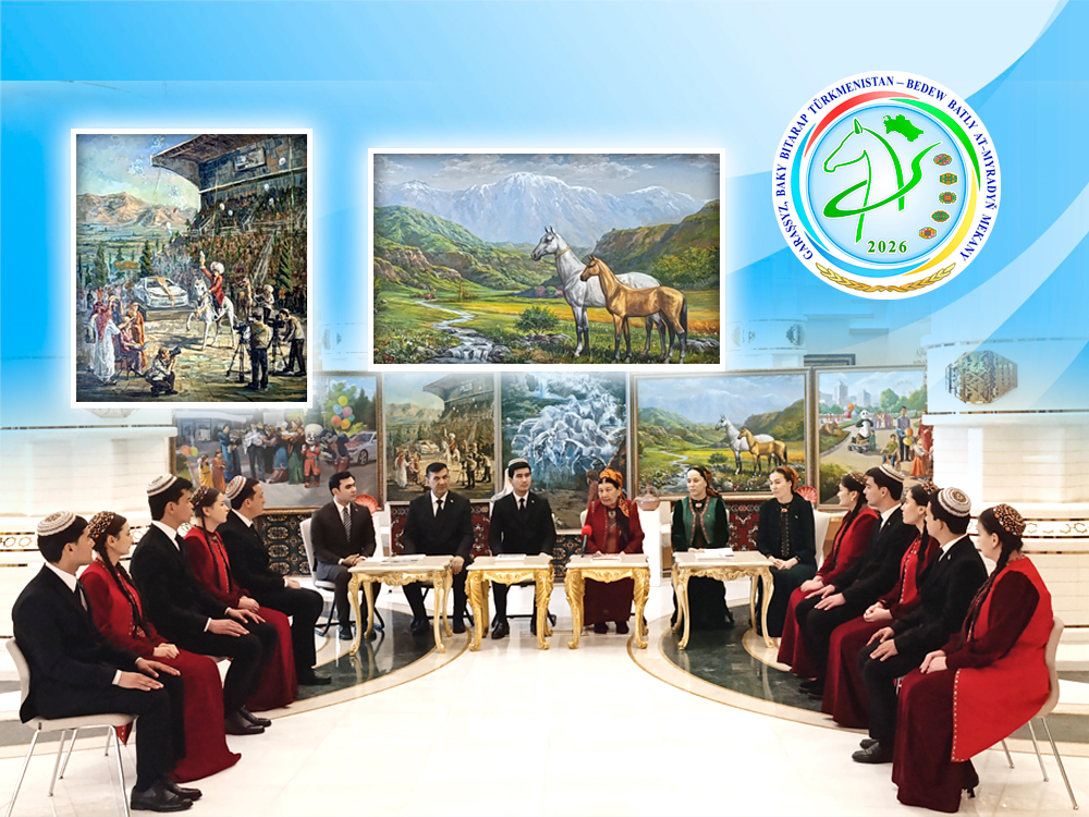 «Bedew batly-at myradyň mekany» atly söhbetdeşlik