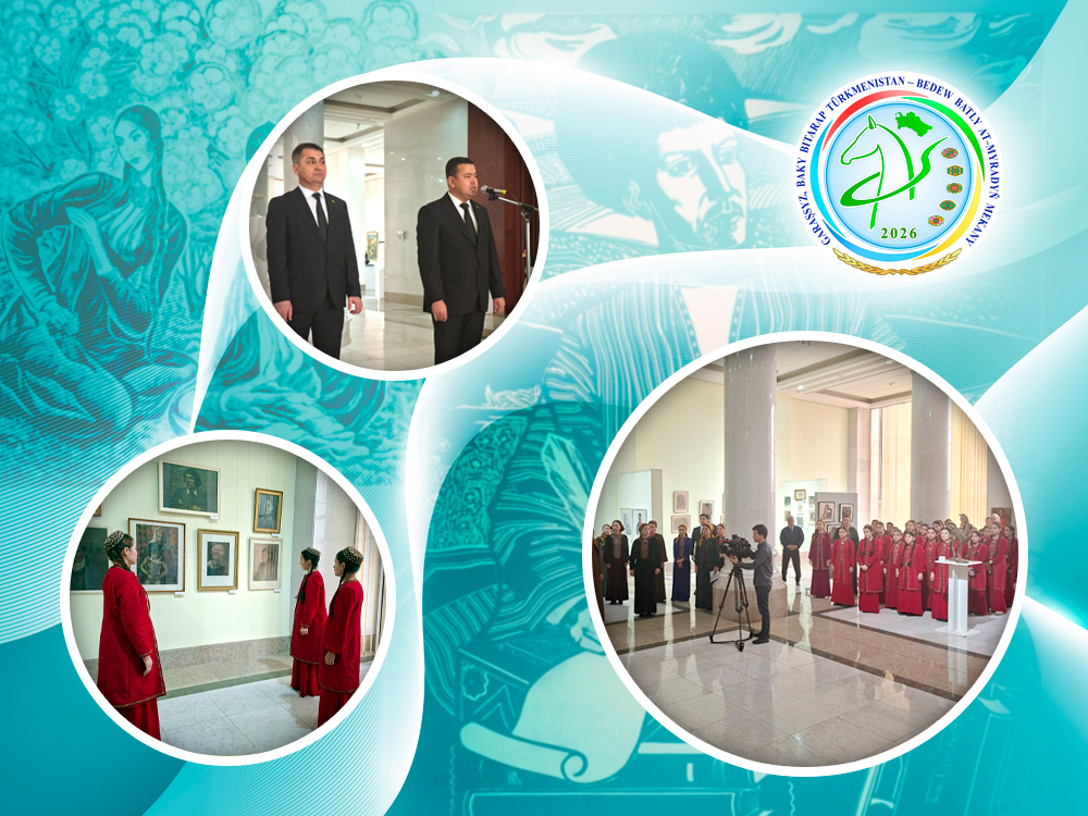 «Türkmen grafika sungatynda ynsan keşbi» atly sergisi