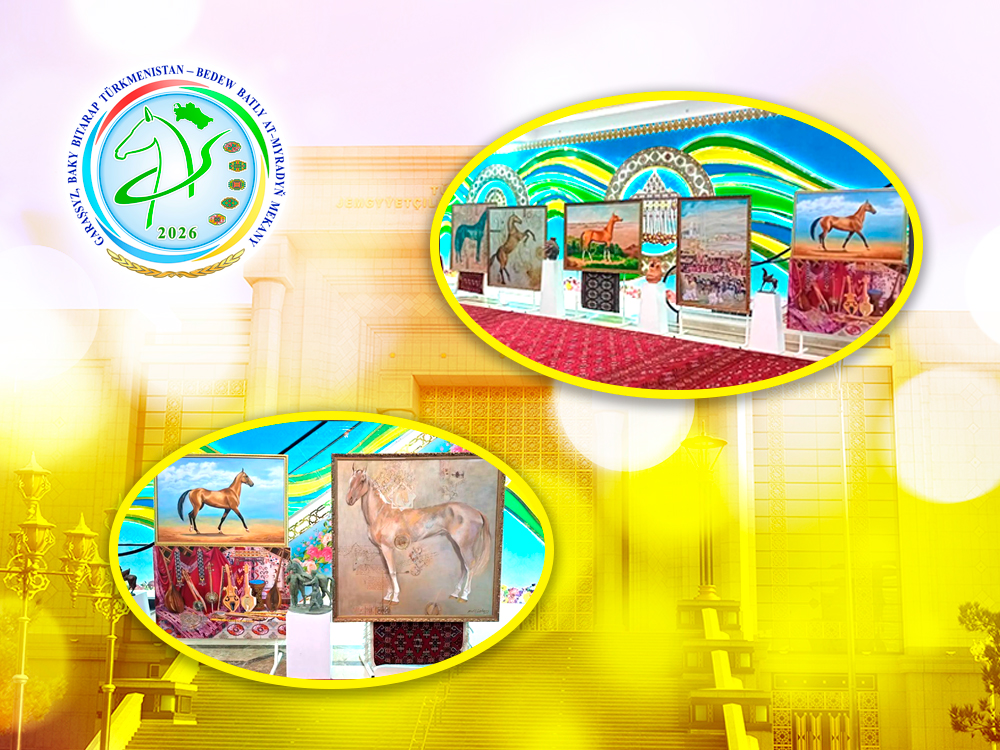 Türkmenistanyň jemgyýetçilik guramalarynyň merkezinde göçme sergi