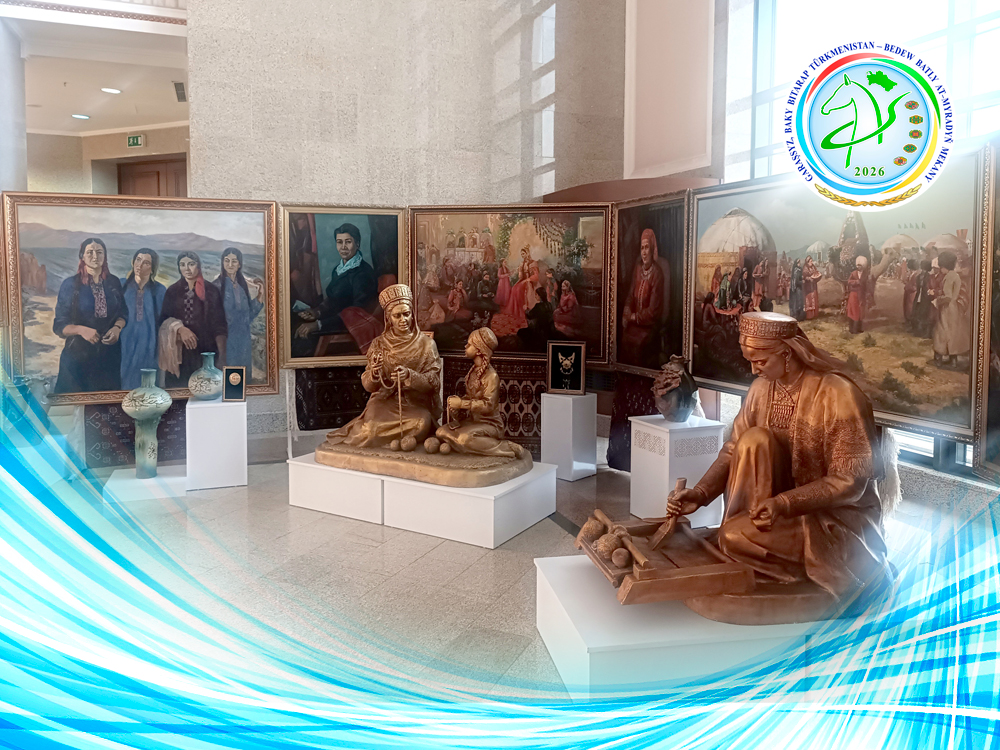 The mobile exhibition to the celebration